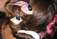 life with monkey Sewn Hair Curlers